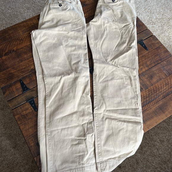 2 pairs American Eagle Outfitters tan Dress Pants - Picture 2 of 5
